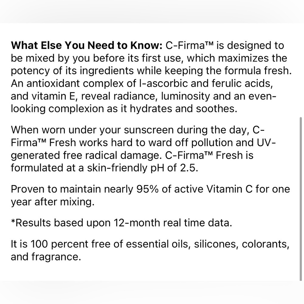 Drunk Elephant C-Firma Fresh Vitamin C Day Serum 28ml Full Size - New in Box - Picture 12 of 12